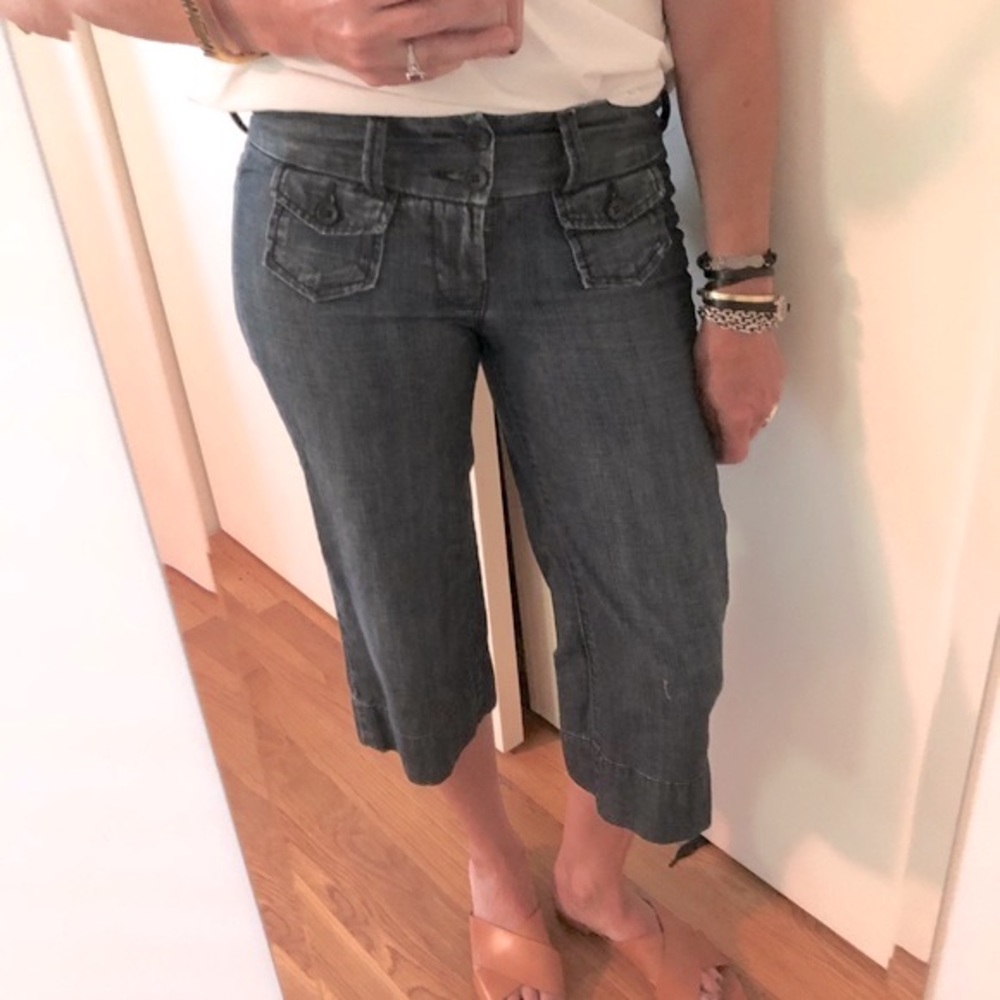 Lucky Brand Denim Culotte Capri